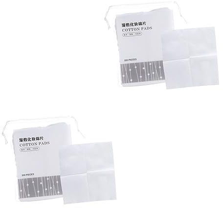 FRCOLOR 2 De Maquillaje De Algodón Para Mujer Compresas Hidropáticas Compresas Faciales Elásticas De Tela No Tejida.
