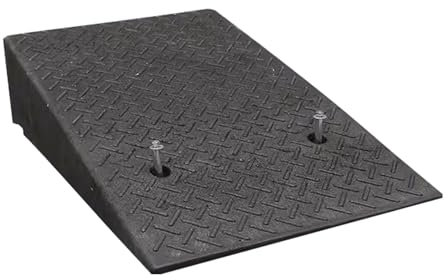 xjdagaoge Bordsteinrampe aus Gummi, hohe, robuste Schwellenrampe aus Gummi, Tragbare Autorampe, Geeignet für Auto-Rollstuhlpedale,türschwellenram(50 * 80 * 19cm/20 * 31.4 * 7.4in)