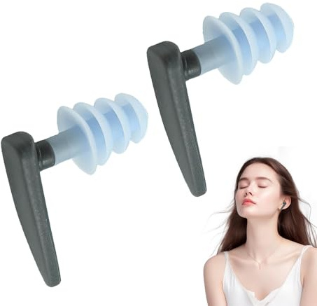 Ohrstöpsel zum Schwimmen, wasserdicht, wiederverwendbar, Silikon, weiche Ohrstöpsel, geräuschunterdrückend, zum Schwimmen, Surfen