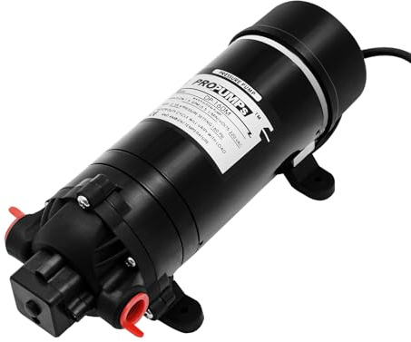 KEESUNG Pompa a pressione, pompa ad alta pressione, pompa a membrana autoadescante, pompa di aumento della pressione, pompa per irrigazione da giardino, con interruttore automatico