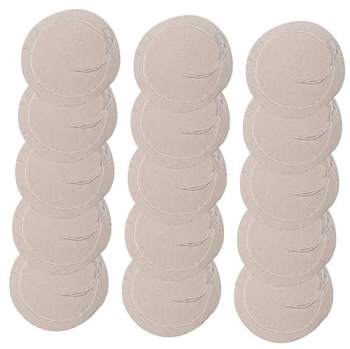 DECHOUS 3 Ensembles Tissu Filtrant Pour Cafetière Verser Pot Filtres Tissu Corbeille Cône De Filtre À Café Tasse Instantané Altérer Diffuseurs Expresso Coton Beige 20 Pièces * 3