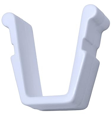Raum² 100 Gardinenstopper Vierkant für Gardinenleiste - Klemme für eckige Ausstanzung 10mm x 10mm - Passend für Vorhangschiene - Stopper - Vorhangstopper - Laufhakenstopper (100 Stück)