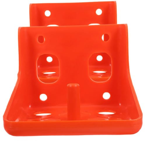 BESTonZON Porte-bloc de Sel Robuste pour Bétail et Moutons, Support Stable 2 Pièces, Grosse Boîte à Briques de Sel en Matériau Renforcé, Adaptée aux Chevaux, Chèvres et Cerfs, Plateau