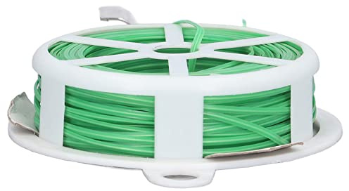 Aolidsive Plant Cable Ties, Sturdy Plastic Steel Wire Dispenser with Cutter for Garden Support and Home Organization (50m / 164ft)