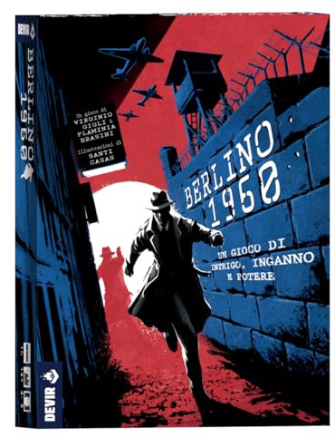 DEVIR Berlino 1960 – Gioco da Tavolo di Ruoli Nascosti, Deduzione e Bluff nella Guerra Fredda, 4-8 Giocatori, 14+, Edizione in Lingua Italiana
