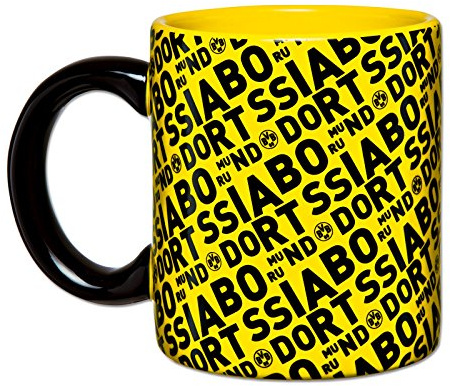 BVB-Tasse mit Borussia Dortmund-Schriftzügen one size