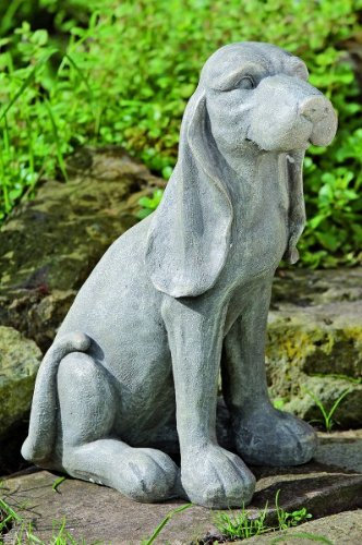 KUHEIGA Figur Hund Beagle Gartenfigur Höhe: 38cm Hundefigur