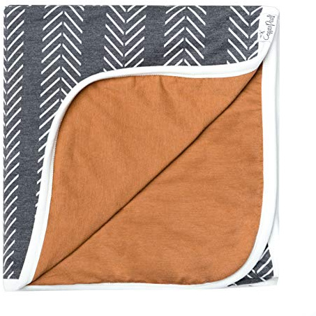 Copper Pearl 3-Layer Baby Blanket: Soft Baby Quilts for Boys and Girls | Breathable, Cozy, Toddler Blanket | Baby Quilt for Newborns | 46x46 Premium Polyester/Rayon | Canyon