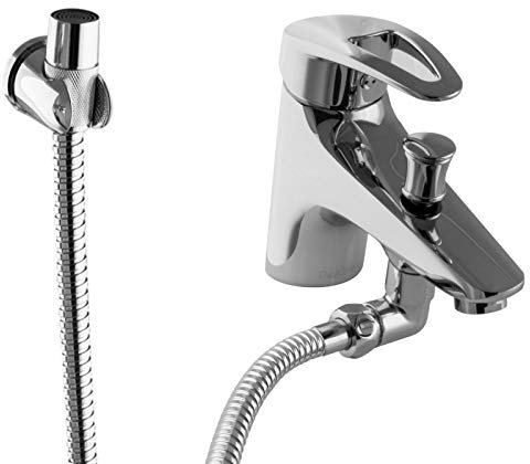 PaulGurkes Bidetarmatur Aufputz Einhandmischer 2-Wege Bidetschlauch 120cm Intimdusche Hygiene Dusche Brauseschlauch mit Luftsprudler Wasserhahn für Friseur Einhebelmischer mit Umsteller Handschlauch