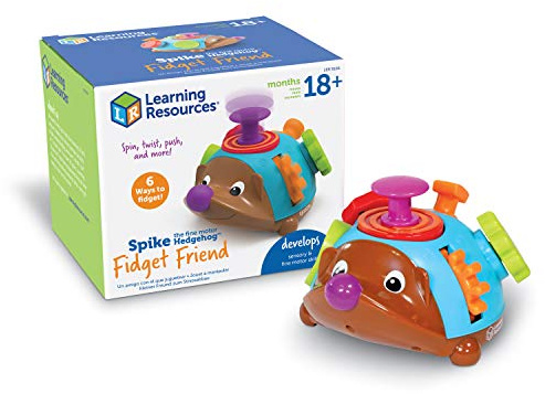 Learning Resources Spike der Igel, ab 1 Jahr, Feinmotorik-Spielzeug, Montessori Sensorik, 6-in-1 Fidget-Aktivität, BPA-frei, für Kleinkinder, Vorschule, Unterwegs & Zuhause