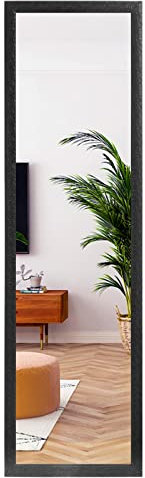 LFT HUIMEI2Y Door Mirror Full Length, Wall-Mounted Mirror Black 50 x14