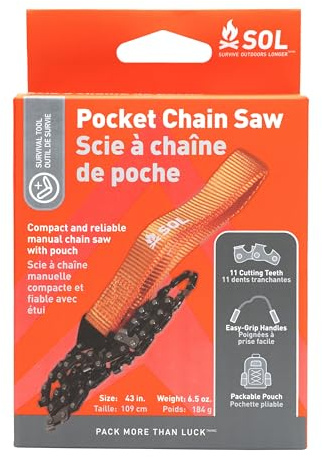 SOL® Pocket Chain Saw with Pouch