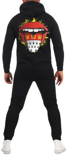 Spaß Kostet Herren Jumpsuit Overall Kölsche Kölner Karneval Viva Colonia kostüm männer Größe XXS - XL