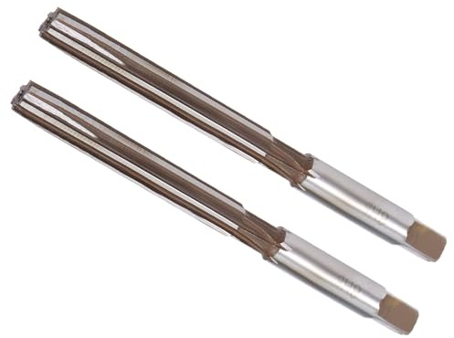 CoCud Handreibahle, 8 mm Schneiddurchmesser, 6 Schneiden H8, Legierter Stahl, Gerader Schaft, Reibahle Bohrer - (Anwendungen: für Aluminium, Eisen, Kupfer, Kunststoff, Holz), 2 Stück