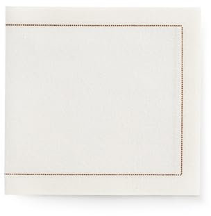 MY DRAP – Pack de 60 servilletas de Tela | 10 x 20 cm | Servilletas para Eventos, Caterings, Restaurantes | 100% Algodón | Reutilizables | Color Crudo | Paquete de Servilletas.