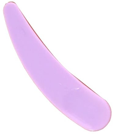 Cuchara Para Espátula Cosmética, Cuchara Para Cosméticos De Plástico Curvada Pequeña, Cuchara Para Crema Facial De Maquillaje, Herramienta Dispensadora De Cosméticos Para Mezclar