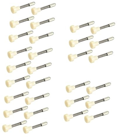 ORFOFE 5 Sätze Ersatz-krippenriegel Mit Federbelastetem Kolbenriegel Edelstahl-käfigtürfeder 6 Stück * 5