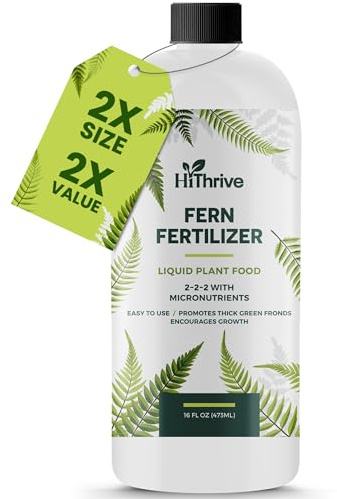 16oz Fern Fertilizer for Live Ferns - Makes 32 Gallons of Fertilizer for Ferns, Indoor Plant Food for Greener Growth and Dense, Resilient Fronds with Intricate Texture - Ideal for All Fern Plant Live