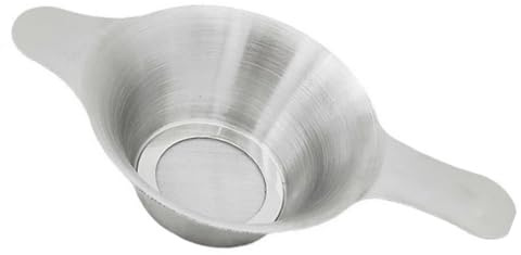 Tea Strainer for Loose Tea Stainless Steel Tea Strainer and Bowl Ultra Fine Mesh Tea Fine Mesh with Double Winged Handles, for Teacups, Mugs and Tea Set(Total Length 4.61 inches)