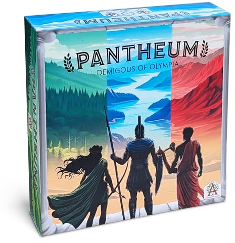 Pantheum: Demigods of Olympia Board Game | Greek Mythology Strategy Game for 1–4 Players | Ages 12+ | 45–60 Min Playtime | Great Board Games for Family Night | Base Game