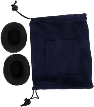 INOOMP Paraorecchie per Cani Cuffie Antirumore da Caccia Protezione per Le Orecchie del Cane per Il Bagno Cuffie Antirumore per Cani Invernali Coperture per Le Orecchie del Cane Blu Nylon
