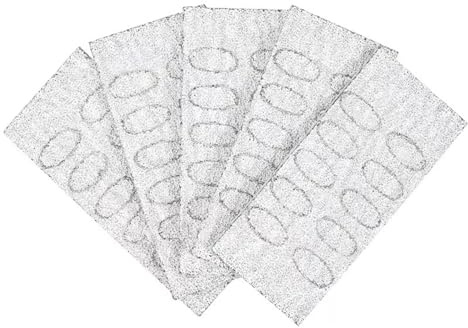 Spingi cuticole in carta vetrata autoadesiva a grana 50 per manicure professionale, strumento per tagliare e lucidare le unghie, con fogli di carta vetrata