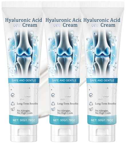 3PCS Arthroheal Hyaluronic Acid Joitn Care Cream - massage Care Relief Cream - Deep Penetrating Freeze Gel, Non-Greasy Fast Absorption for Muscle/Back/Knee - Bone Fast-Acting