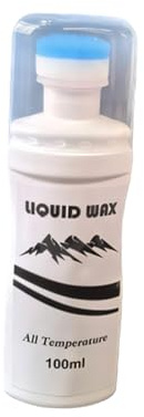 BCIOUS Cere liquide da sci con applicatore universale e snowboard da 100 ml per applicazione rapida su snowboard e sci universali e snowboard