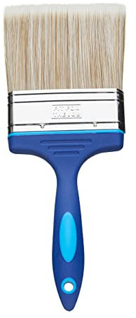 Fit For The Job 100mm Heimwerkerpinsel ohne Borstenverlust für glattes Finish beim Streichen mit Dispersions-, Glanz- und Satinfarben an Wänden, Decken, Möbeln, Holz und Metall