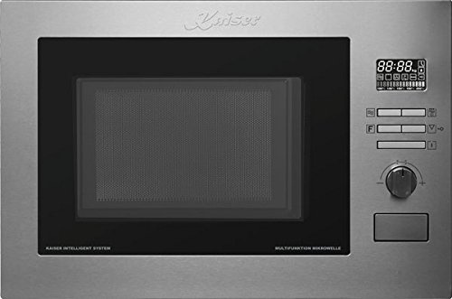 Kaiser EM 2520 Edelstahl Einbau Mikrowelle / 25L / Heißluft Grill / 21 Funktionen/ 8 Sonderfunktionen Kartoffel Pizza Fisch/Kindersicherung/UVP 649 EUR/Gewinner von German Brand Award 2017-2018