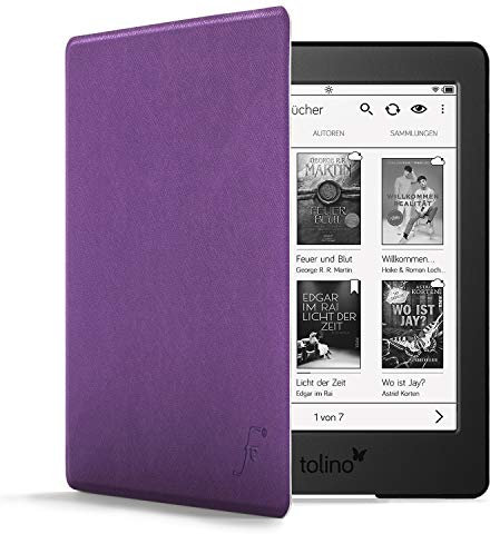 Forefront Cases Hülle für Tolino Page 2 (6-Zoll, Modell: 2019) - Lila - Dünn und Leicht, Smart Auto Schlaf/Wach Schutz-Hülle (Tasche) für Tolino Page 2
