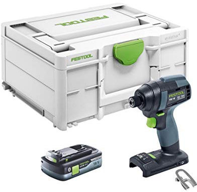 Festool TID 18-Basic Akku Schlagschrauber 18V 180Nm 1/4' (576481) + 1x Akku 4,0Ah - ohne Ladegerät