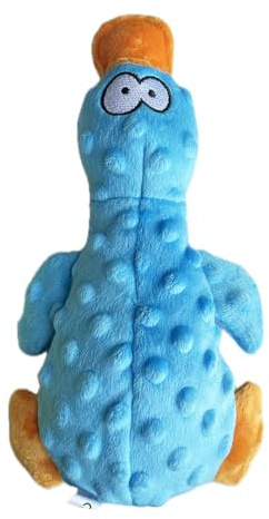 YUREMEEY Giochi Interattivi per Cani, Peluche con Cigolio, Giocattoli da Masticare per Cuccioli, per Cani di Piccola e Media Taglia, Blu
