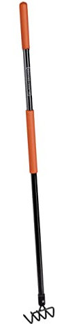 Heavy Duty Long Handled 4 Prong Cultivator
