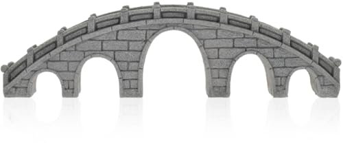 MERRYHAPY Miniature Stone Bridge Decor for Aquarium Realistic Simulation Bridge Ornament Bonsai Landscaping Model Underwater Landscape Decoration for Home and Office