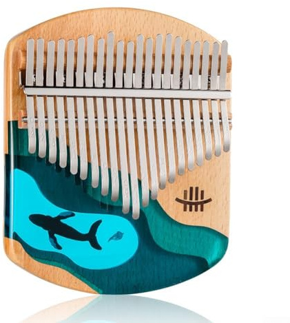 Handgefertigtes Kalimba-Finger-Daumenklavier aus reinem Kristall, sauberer und warmer Ton, Instrument für Auftritte und Partys, Komplettpaket