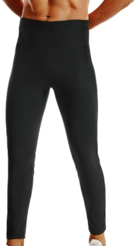 JPXJGT Hommes Compression Sudation Amincissante Ventre Plat Maigrir Leggings Sauna Taille Haute Formateur Shaper