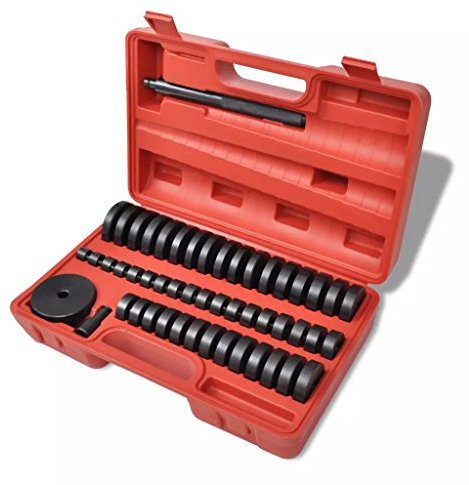 Strumento di rimozione del cuscinetto della trazione anteriore, kit di presse per cuscinetti ruota, adattatori per cuscinetti, strumento di installazione cuscinetti, set di dischi master per boccol
