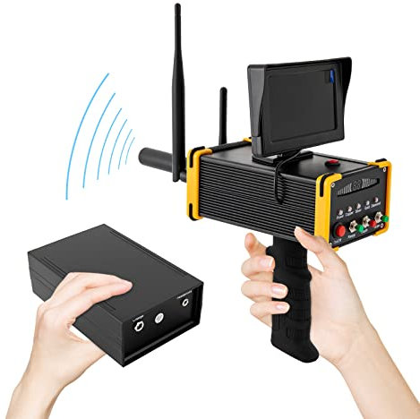 Metalldetektor Gold Detektor 990m Reichweite 16m Tiefe Handheld Metallsuchgerät Golddetektor Langer Gold Suchen Gerät Schatzsuche Detector Gold Diamant Scanner Screen