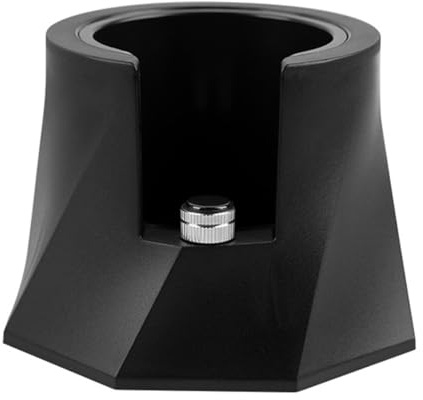 Gorise Support de porte-filtre, station de bourrage pour expresso pour porte-filtres 51/53/58 mm, station de bourrage réglable en hauteur avec base en silicone antidérapante