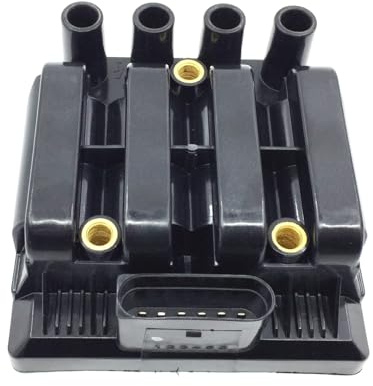 Hajus 9411011 Zündspule CNG BiFuel 06A905097 kompatibel mit VW Golf 4 Bora Beetle Skoda Octavia AZJ 2.0 109 + 115PS