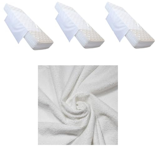 ROVESI Inkontinenzunterlagen 80x120 cm – 3er Set wasserdicht & waschbar – Saugfähiger Matratzenschutz für Senioren & Kinder – Weiche Pflegeunterlage für Bett & Sofa
