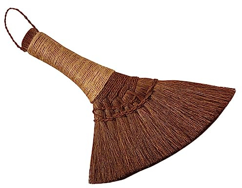 TIDTALEO Escoba De Mano De Fibras De Palma Compacta para Limpieza Doméstica Cepillo Portátil para Sofás Muebles y Colchones y Fácil De Guardar para Uso Interior