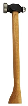 MENGKK Hammers Steel Mallet with Rubber Bench Block for Hammering Metal Dapping Jewelry Making Crafts