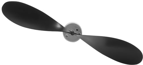 YARNOW Mini Turbina Eólica Educativa Motor Pequeño, Kit de Minigenerador de Energía Portátil, Microgenerador de Turbina Eólica Palas Negras, Adecuado para Experimentos Científicos