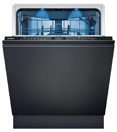 Siemens iQ500 Smarter Vollintegrierter Geschirrspüler XXL-Höhe SX65EX22C | Made in Germany, automatische Türöffnung am Programmende, flexible Besteckschublade, aquaStop Wasserschutz
