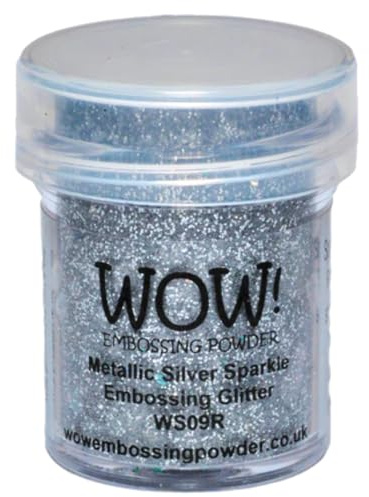 WOW! Goffratura polvere 15ml metallico argento Sparkle