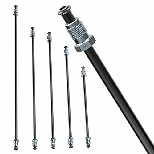 AUPROTEC Bremsleitung Ø 4,75 mm einbaufertig gebördelt (F) mit Nippel 200mm - 3050mm Auswahl: (Länge 3050 mm Bördel F Standard)