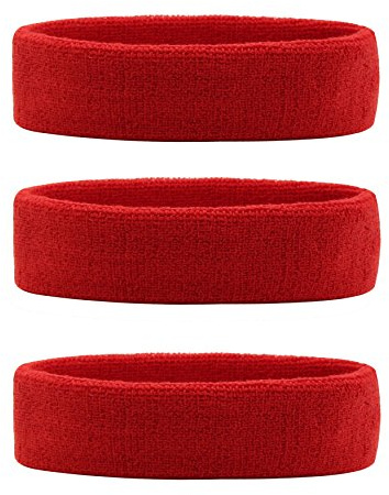 HANERDUN Schweißbänder Handgelenk Damen Herren Sport Kopfband Stirnband | Schweißband Handgelenk, Schweissband Stirn, Headband Men, Frottee Stirnband, Unisex, Laufen Fahrrad Joggen Tennis Fußball