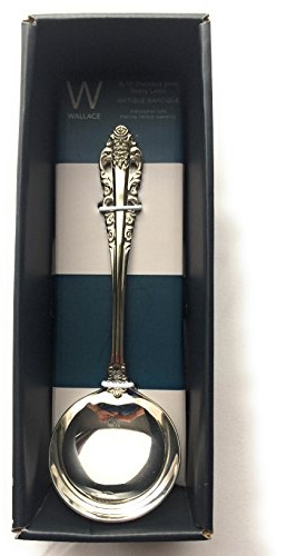 Wallace Antique Baroque 18/10 Stainless Steel Gravy Ladle
